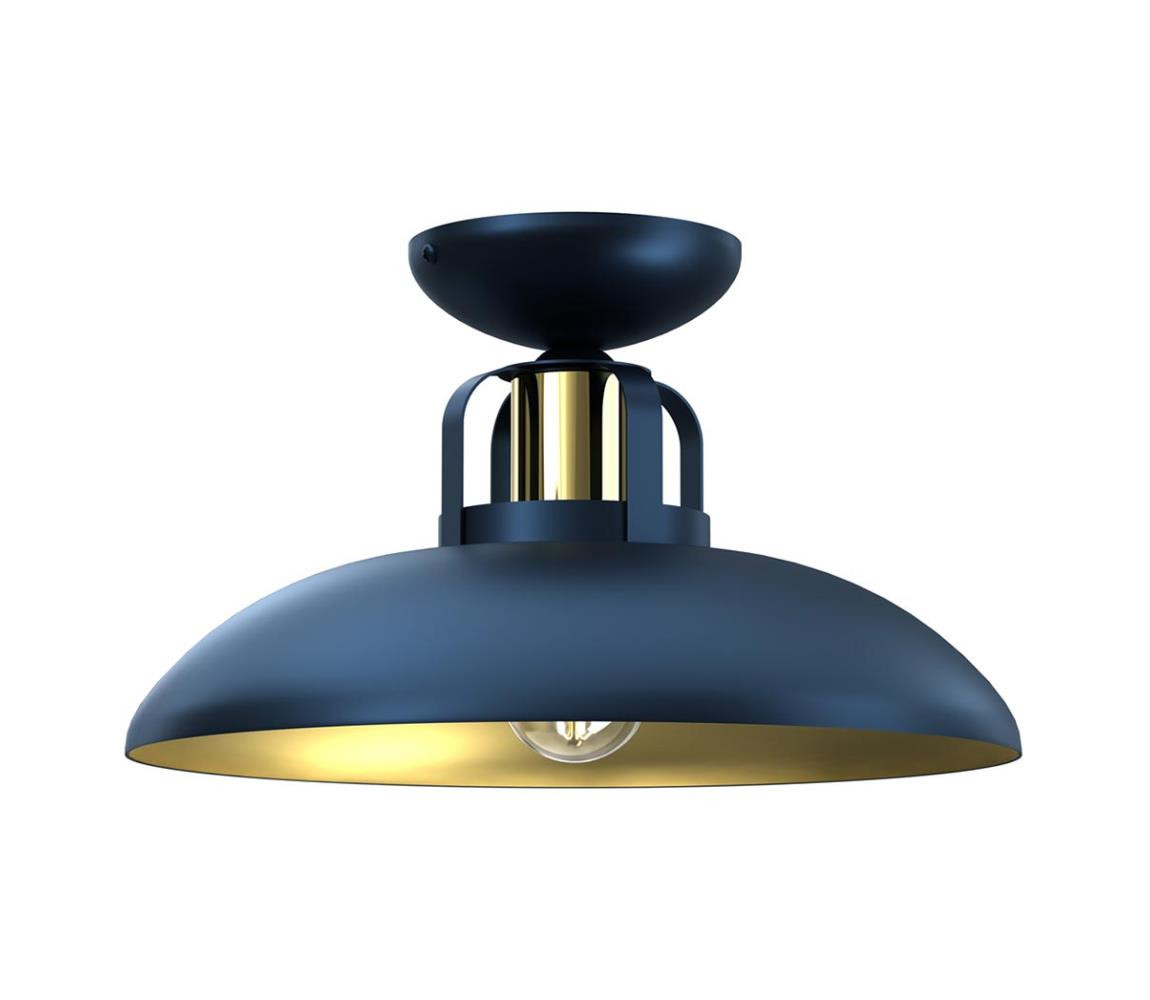 Přisazený lustr FELIX 1xE27/60W/230V modrá