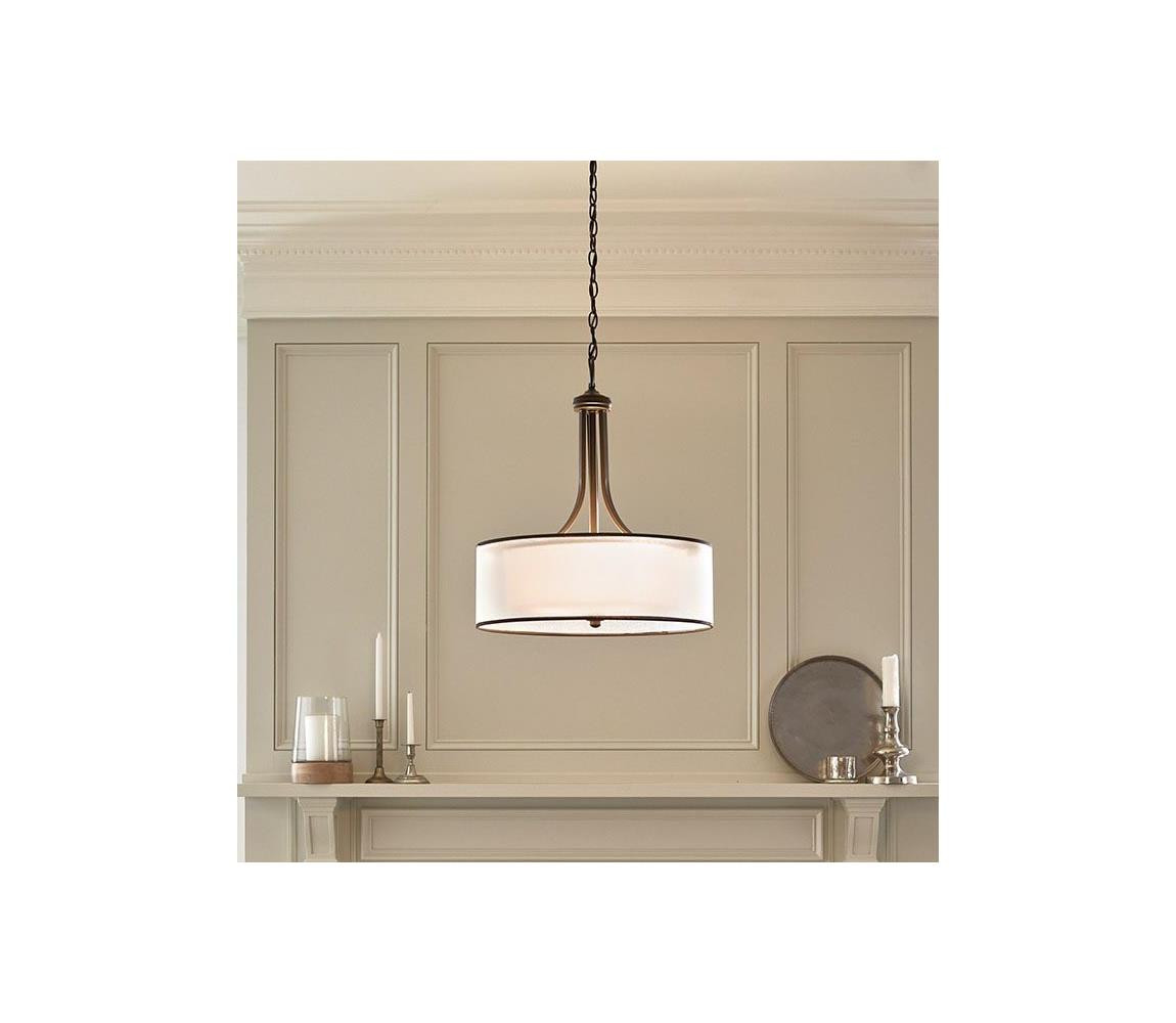 Elstead Elstead KL-LACEY-P-L-MB - Lustr na řetězu LACEY 4xE27/60W/230V