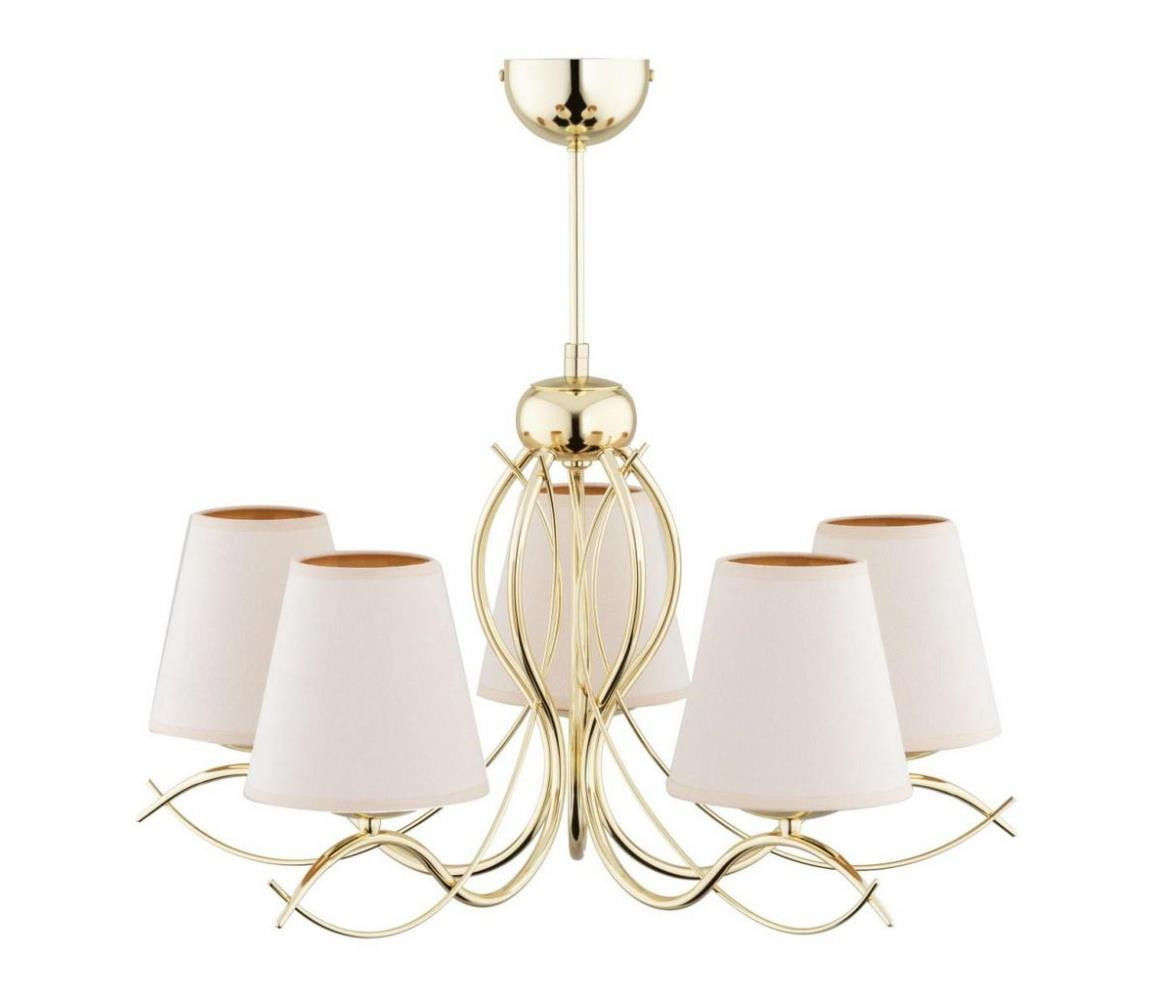 Lustr na tyči HELIUM 5xE14/40W/230V