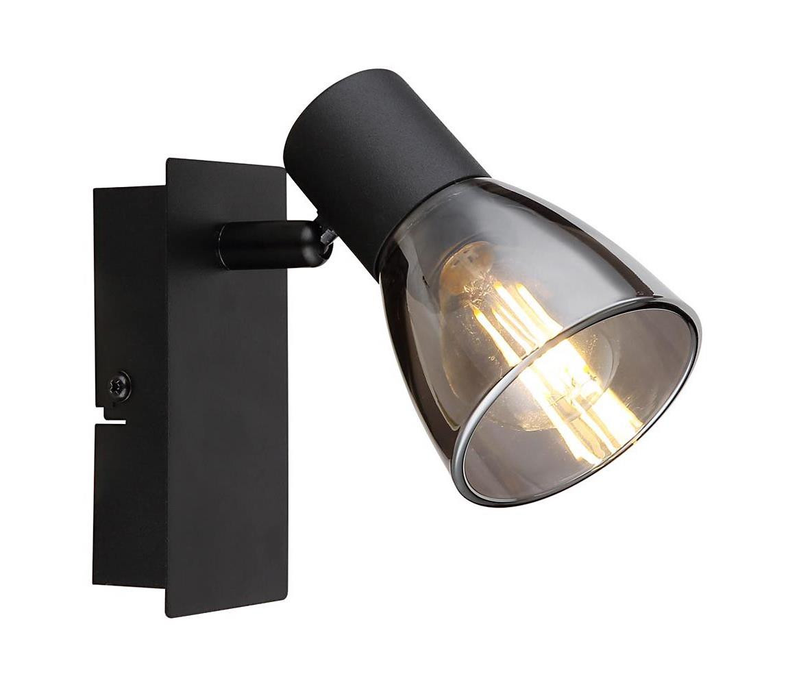 Globo Globo 54307-1 - Nástěnné bodové svítidlo CLAUDE 1xE14/40W/230V černá