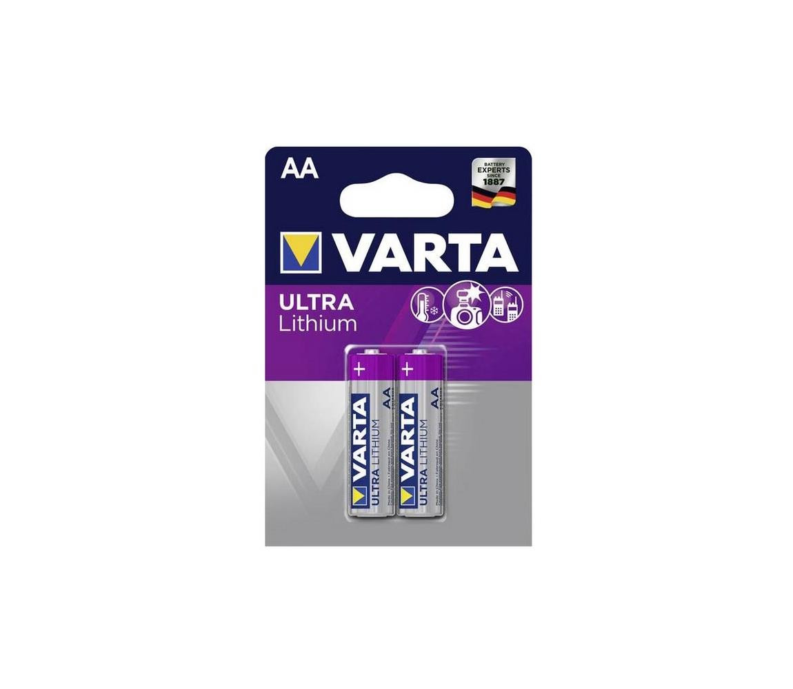 VARTA Varta 6106 - 2 ks Lithiová baterie ULTRA AA 1,5V
