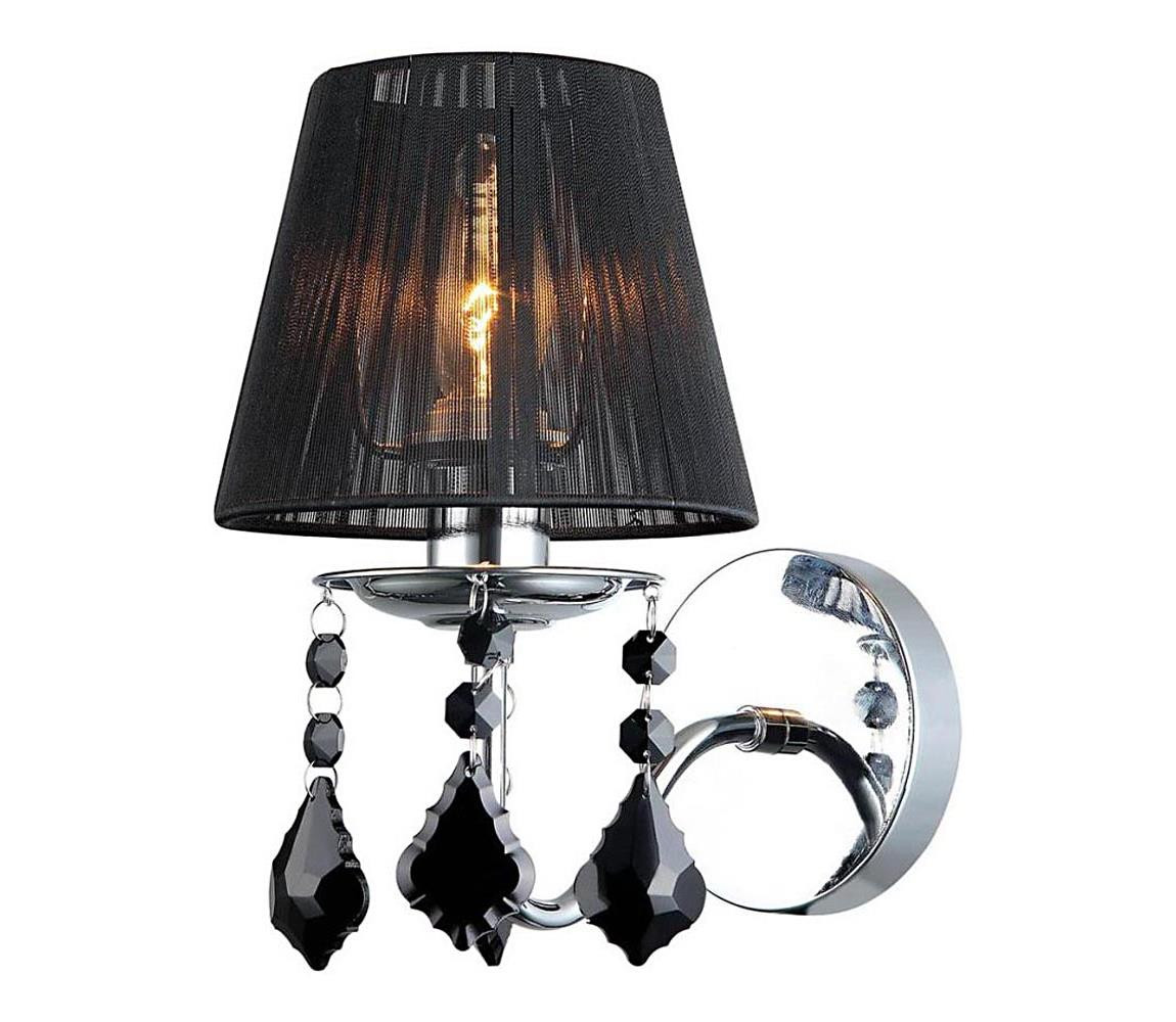 MBM-2572/1 BK - Nástěnné svítidlo CORNELIA 1xE14/40W/230V