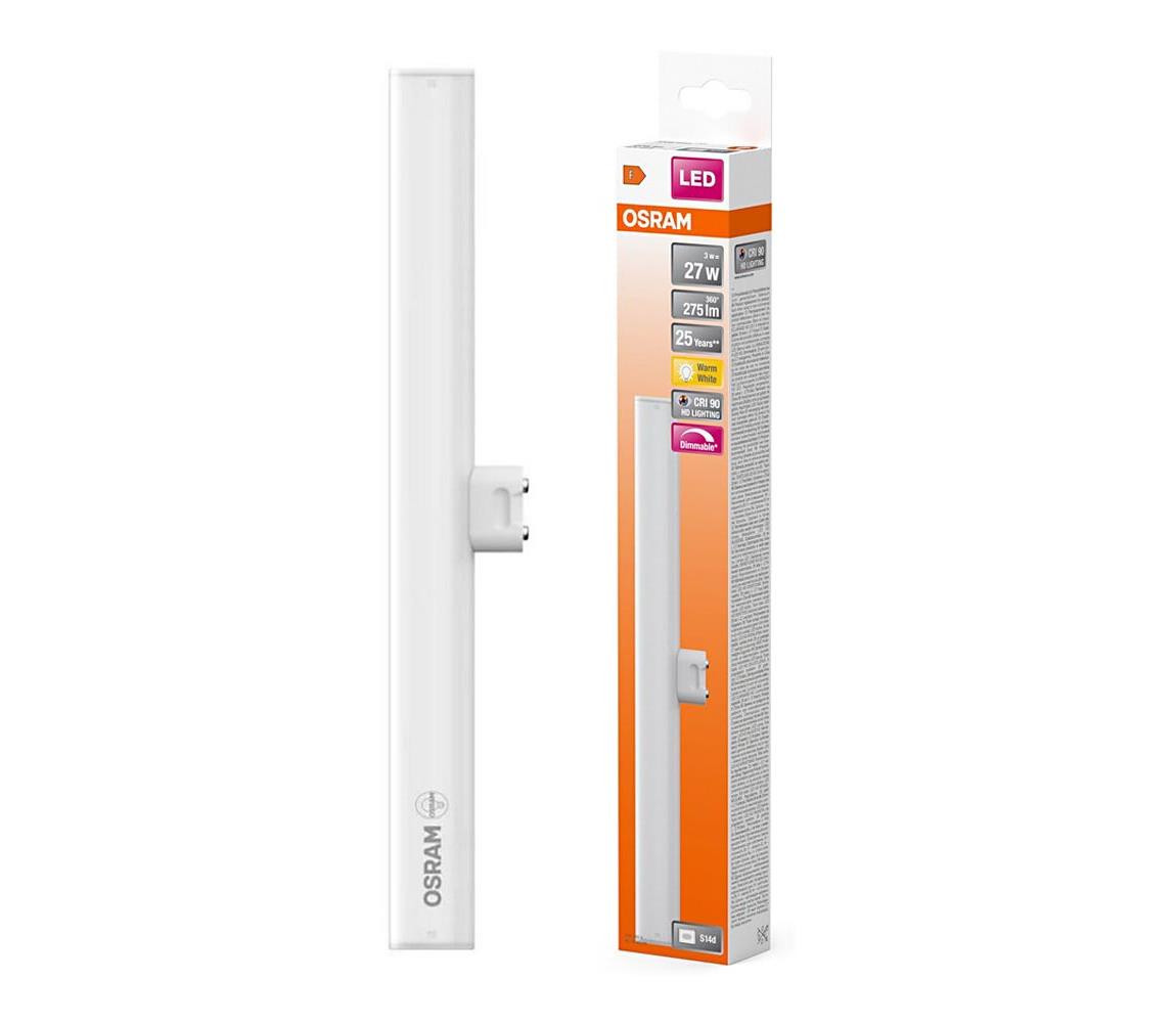 Osram LED Stmívatelná zářivková trubice S14d/3W/230V 2700K 30 cm CRI 90 - Osram