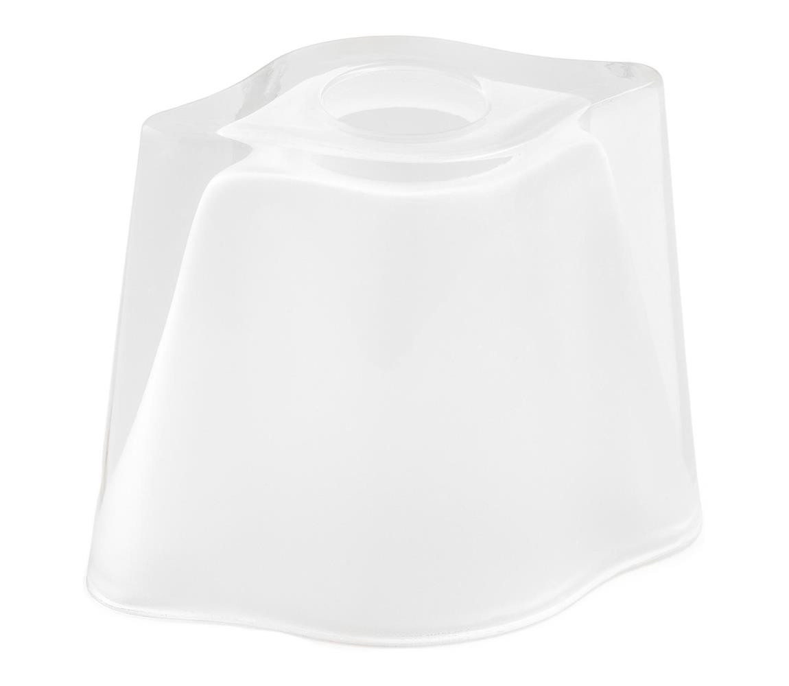 Náhradní sklo k lustru E14 9,5x12 cm bílá