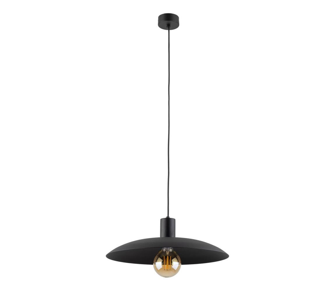 Lustr na lanku ASTRA 1xE27/15W/230V pr. 41 cm černá