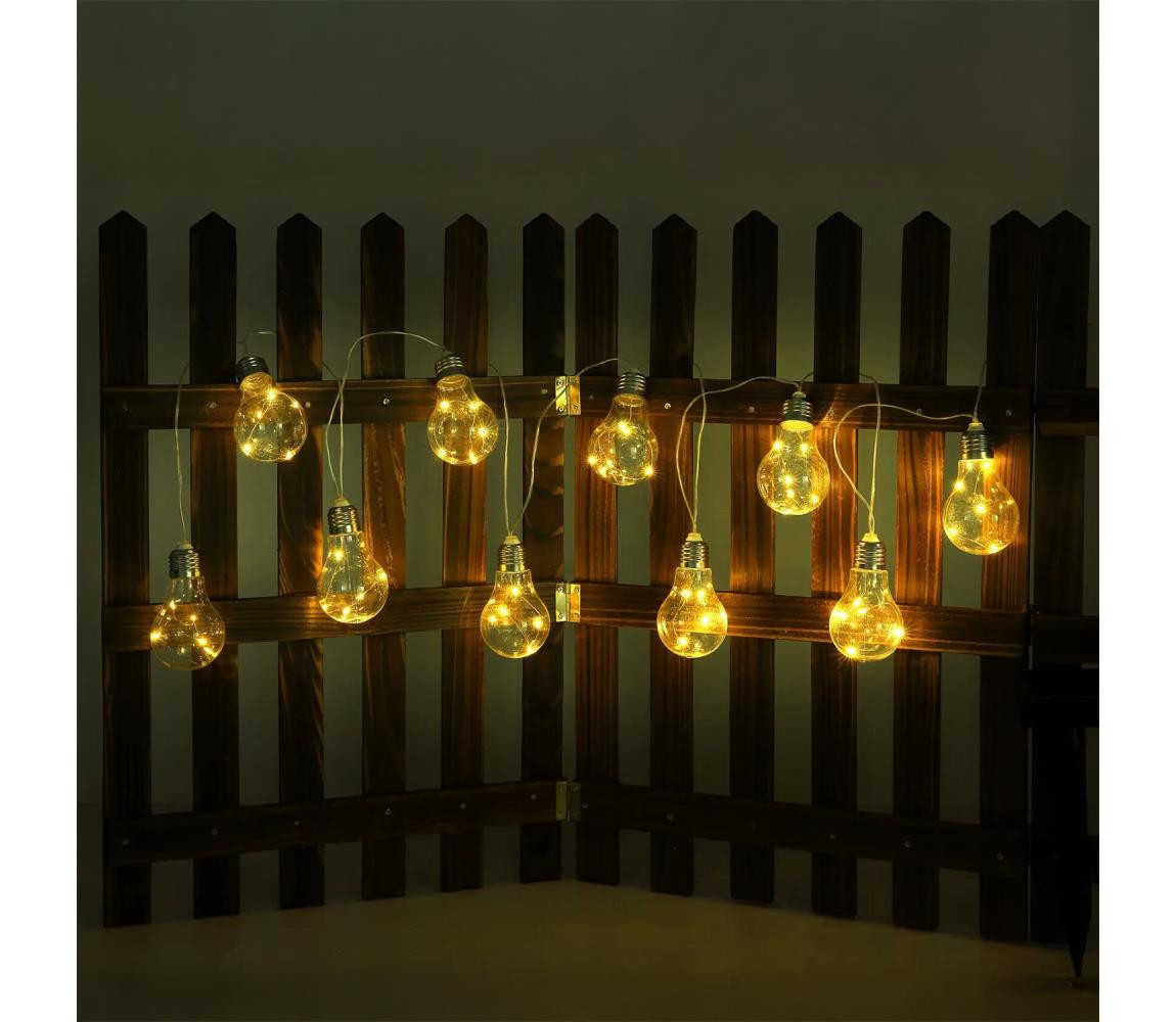 Globo Globo 33708-10 - LED Solární řetěz 10xLED/0,06W/3,2V IP44