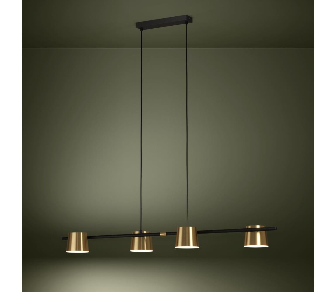 Eglo Eglo 39985 - LED Lustr na lanku ALTAMIRA 4xGU10/4,6W/230V 3000K zlatá