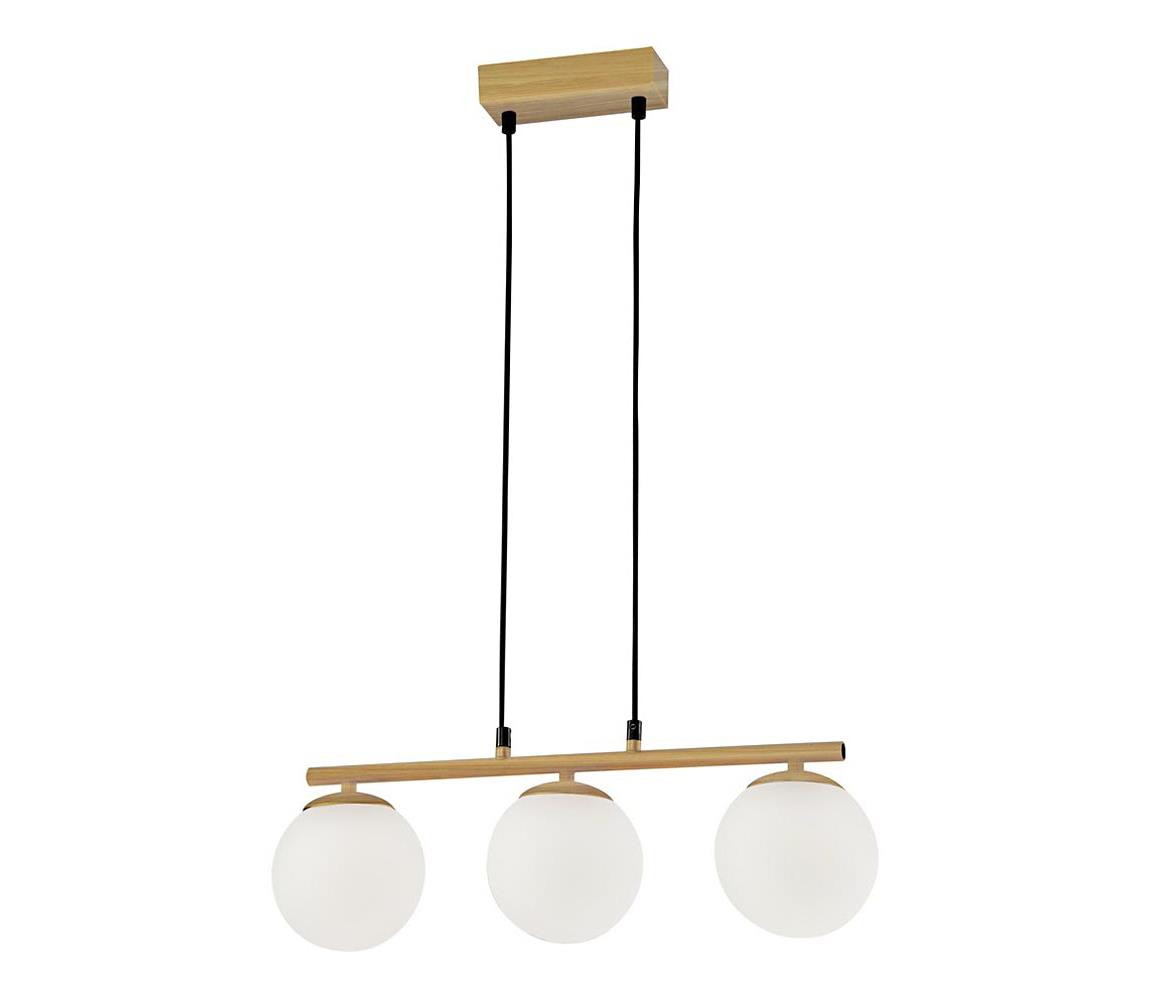 Lustr na lanku CARRINE 3xE14/40W/230V hnědá