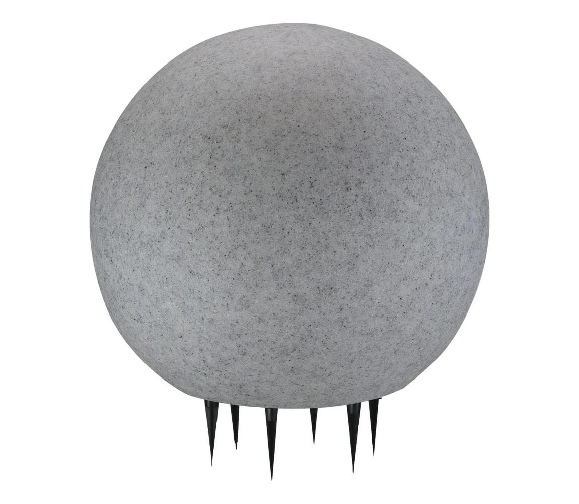 Venkovní lampa ARGENTO 1xE27/15W/230V pr. 40 cm IP65 šedá