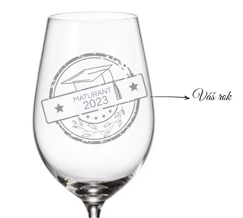 Dekorant Sklenička pro maturanty RAZÍTKO