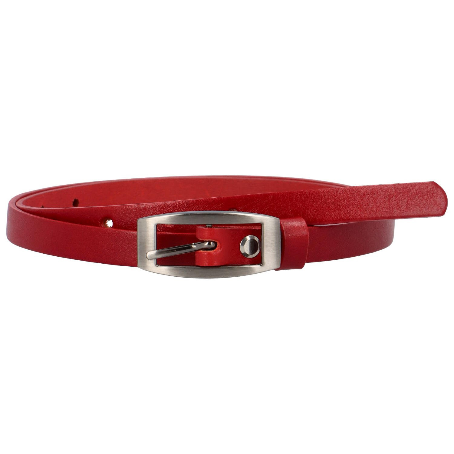 Dámský kožený opasek červený - PB Jarro 90 červená
