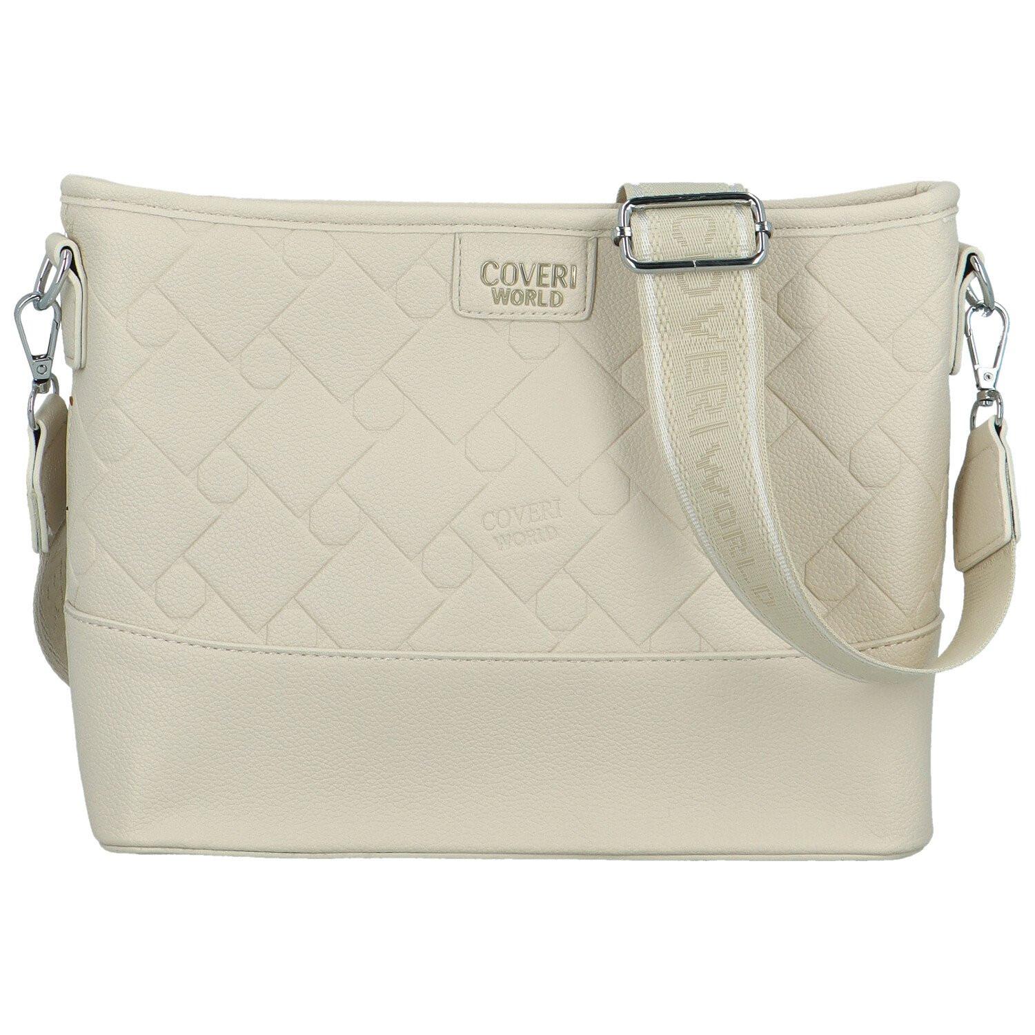 Dámská crossbody kabelka krémová - Coveri Dirké krémová