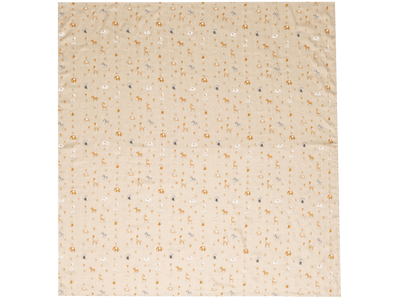 Bebe-Jou Mušelínová plenka 110x110 cm Steppe
