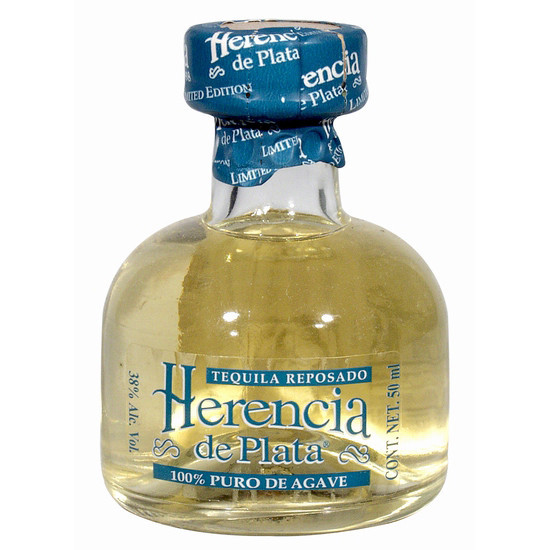 Herencia de Plata Reposado 100% puro de Agave 40 % 0,05l