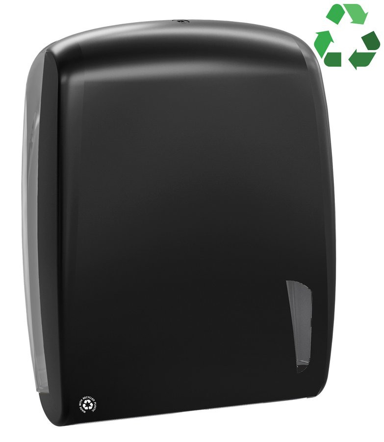 MARPLAST SKIN zásobník na papírové ručníky, 32x41x14cm, ABS, černá mat