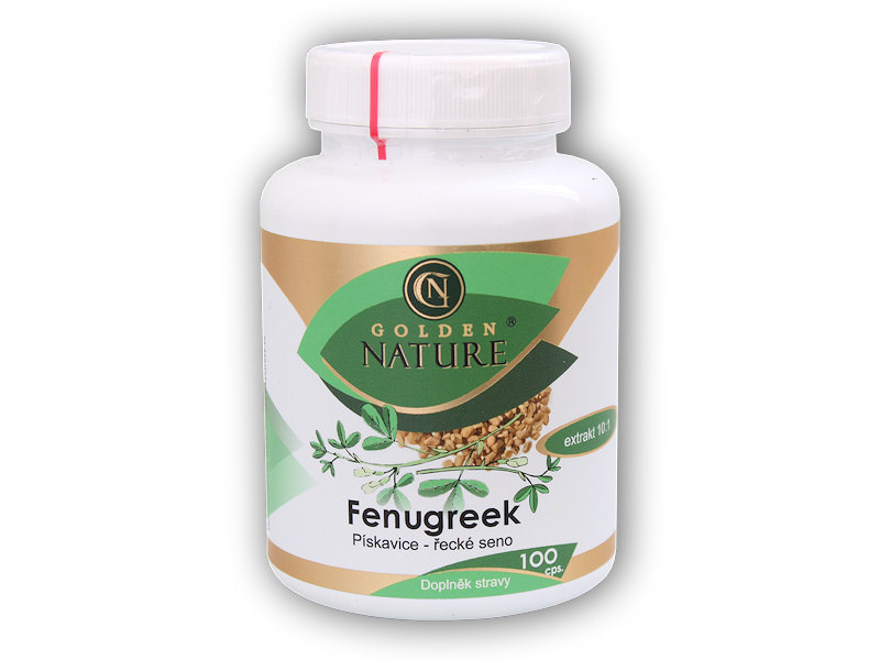Golden Natur Fenugreek pískavice řecké seno 100 kapslí