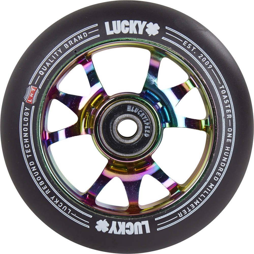 Lucky - Toaster 110mm Pro Neochrome/Black - kolečko na freestyle koloběžku