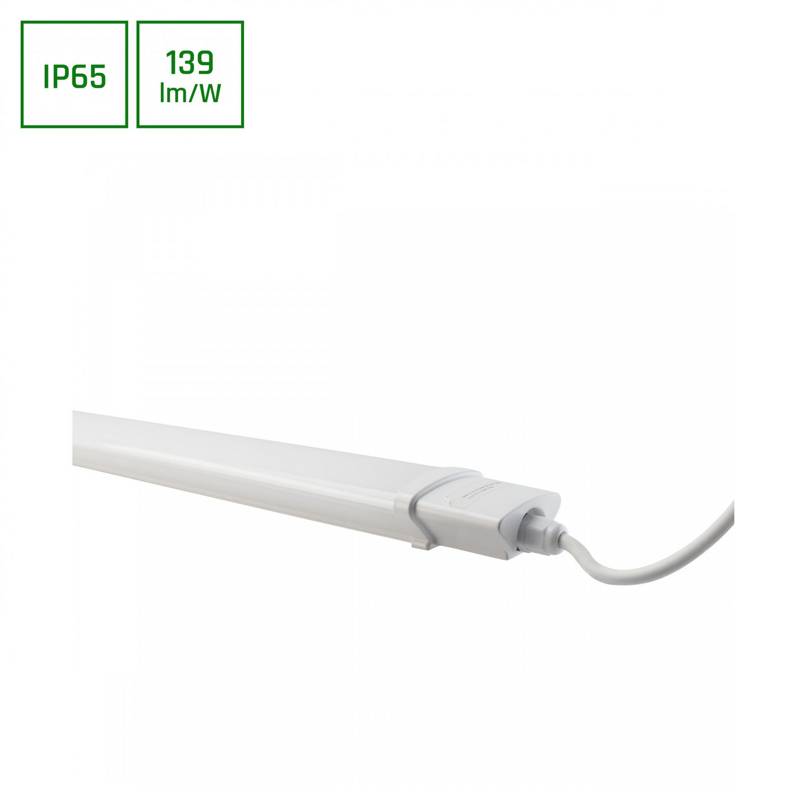 SPECTRUMLED LIMEA PLUG 1200mm 36W Neutrální bílá 230V IP65 1200x59x34mm 2m kabel s vypínačem SLI028050NW_PW