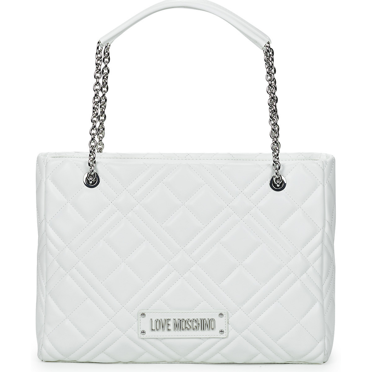 Love Moschino  QUILTED BAG JC4145  Bílá