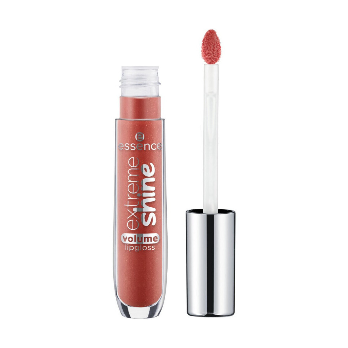 Essence  Extreme Shine Volume Lip Gloss - 15 Rusty Kiss  Červená