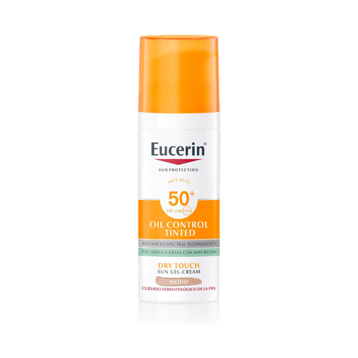Eucerin  Tinted Sunscreen Gel-Cream Oil Control Dry Touch SPF 50