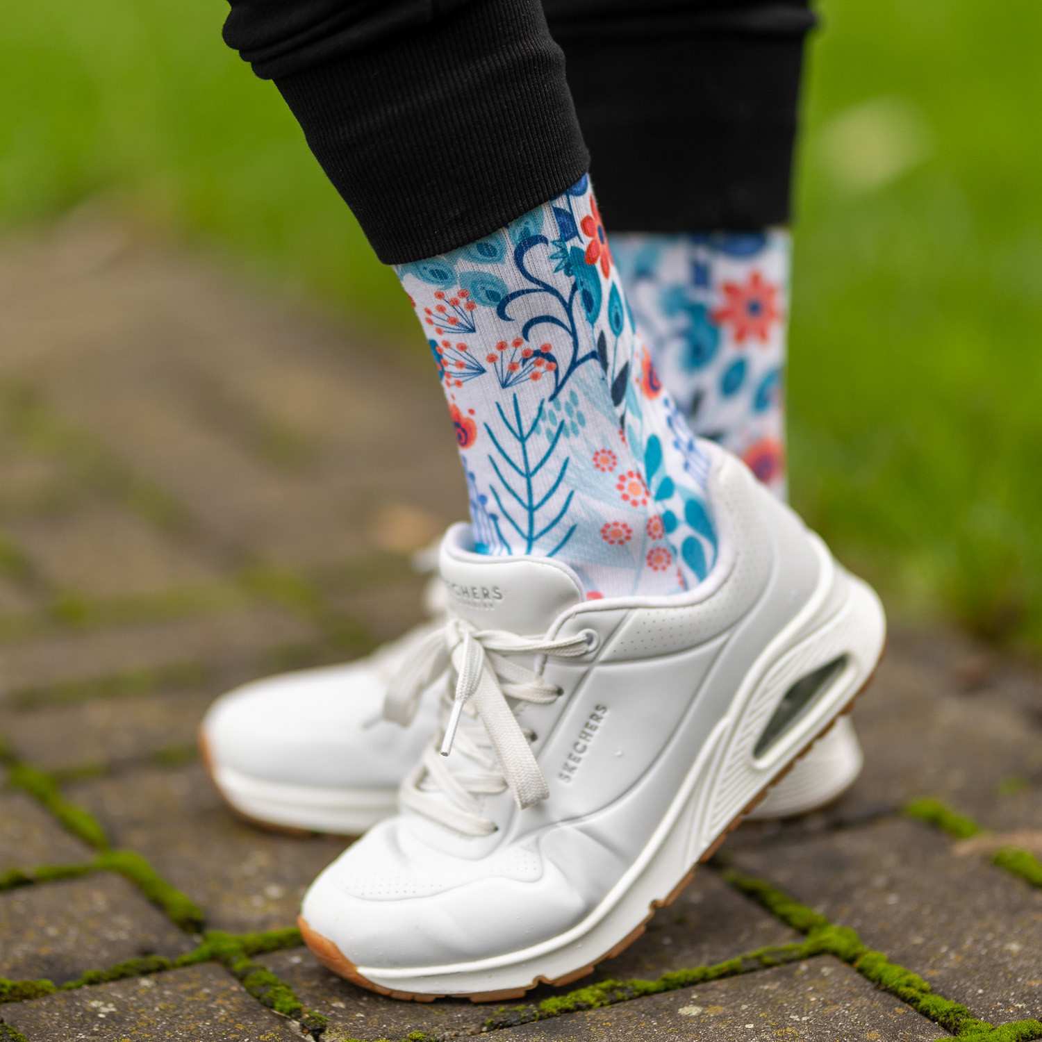 Ponožky Eleven Nina Meadow White Velikost: L-XL (42 - 45)