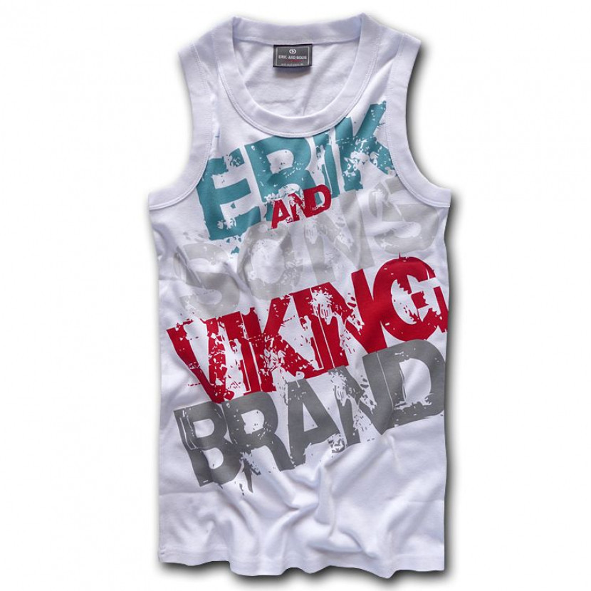 Tílko Erik and Sons Mucki Spot - bílé, XL