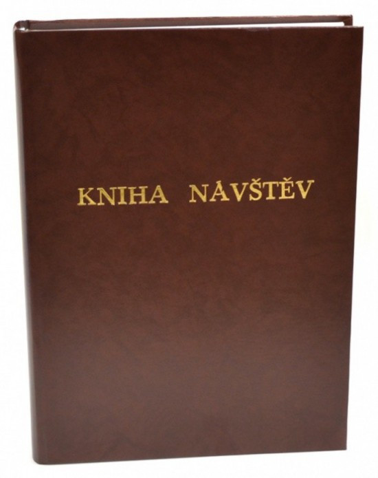 Hospa Kniha návštěv 200 listů - hnědá