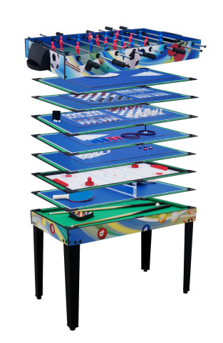 Multifunkční stůl Hawaj 12v1, 122 x 61 x 81 cm, potisk