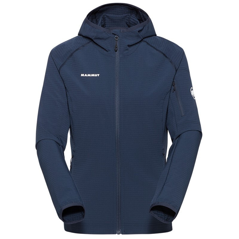 Mammut Dámská bunda Mammut Madris Light ML s kapucí Marine