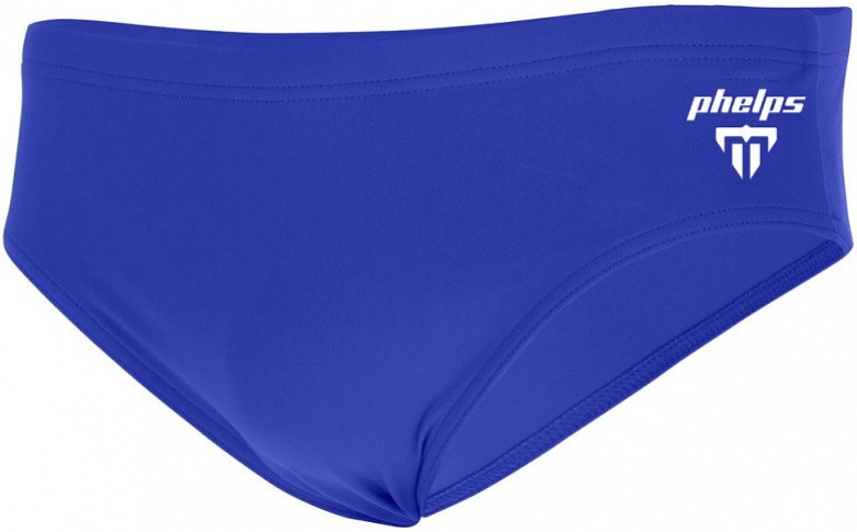 Pánské plavky Michael Phelps Solid Slip Royal Blue 32