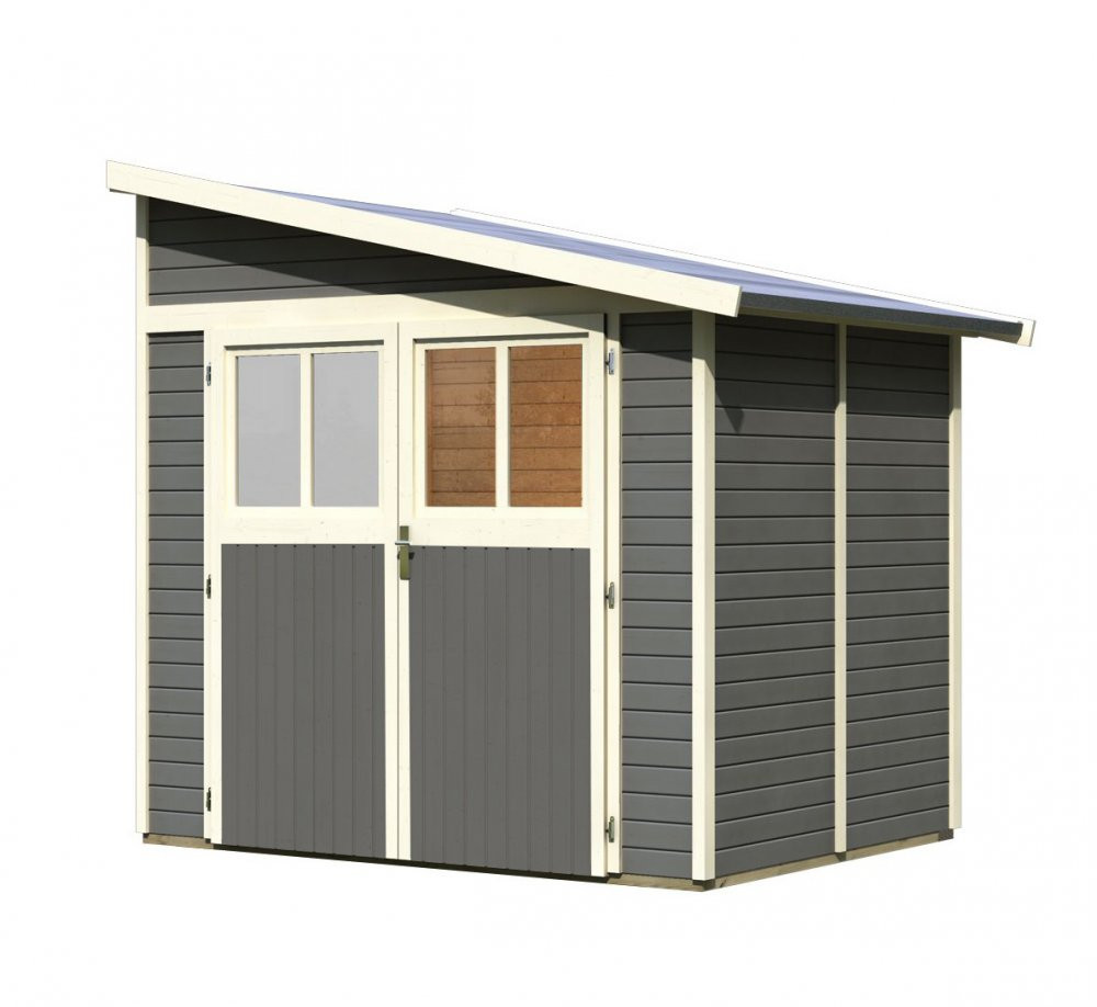 Dřevěný zahradní domek BOMLITZ 238x181 cm Lanitplast