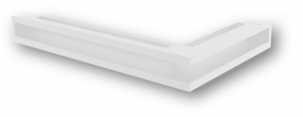 Nordflam krbová mřížka AERO pravá 58x38x9cm - bílá