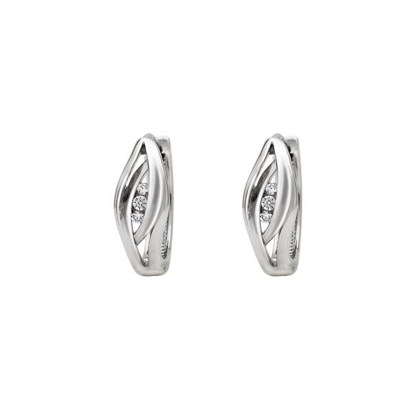 Náušnice se syntetickými kameny 336-573-000424 3.05g