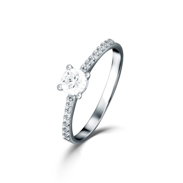 Prsten soliter se syntetickým kamenem 323-185-2288 55-1.50g