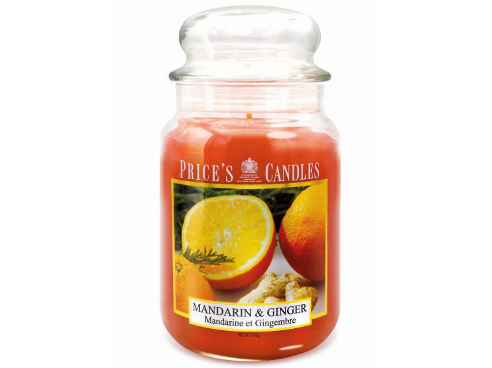 Price’s PRICE'S MAXI svíčka ve skle Mandarinka & Zázvor - hoření 150h
