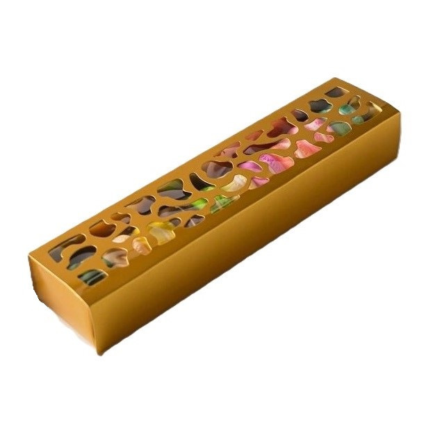 Krabička na makronky zlatá (na 10ks)