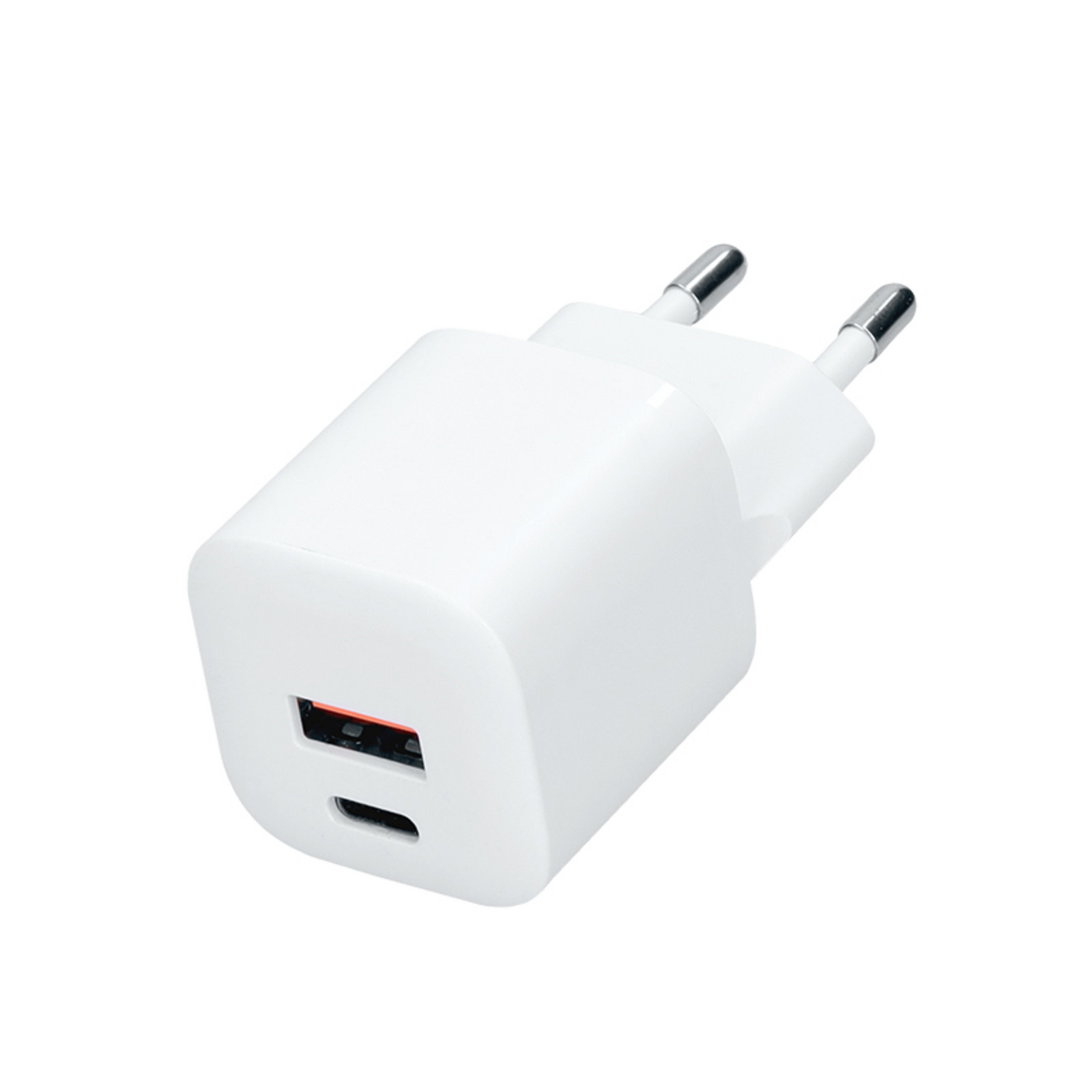 Solight USB-C + USB-A fast charger GaN 20W PD DC77