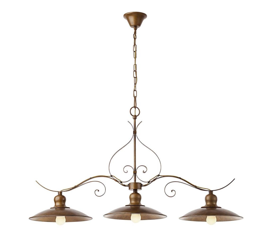 Incanti INCANTI 02-759 - Lustr na řetězu LENA 3xE27/42W/230V