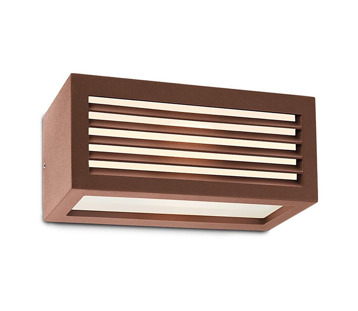 Redo Redo 9899 - Venkovní nástěnné svítidlo BRICK 1xE27/23W/230V IP54 hnědá