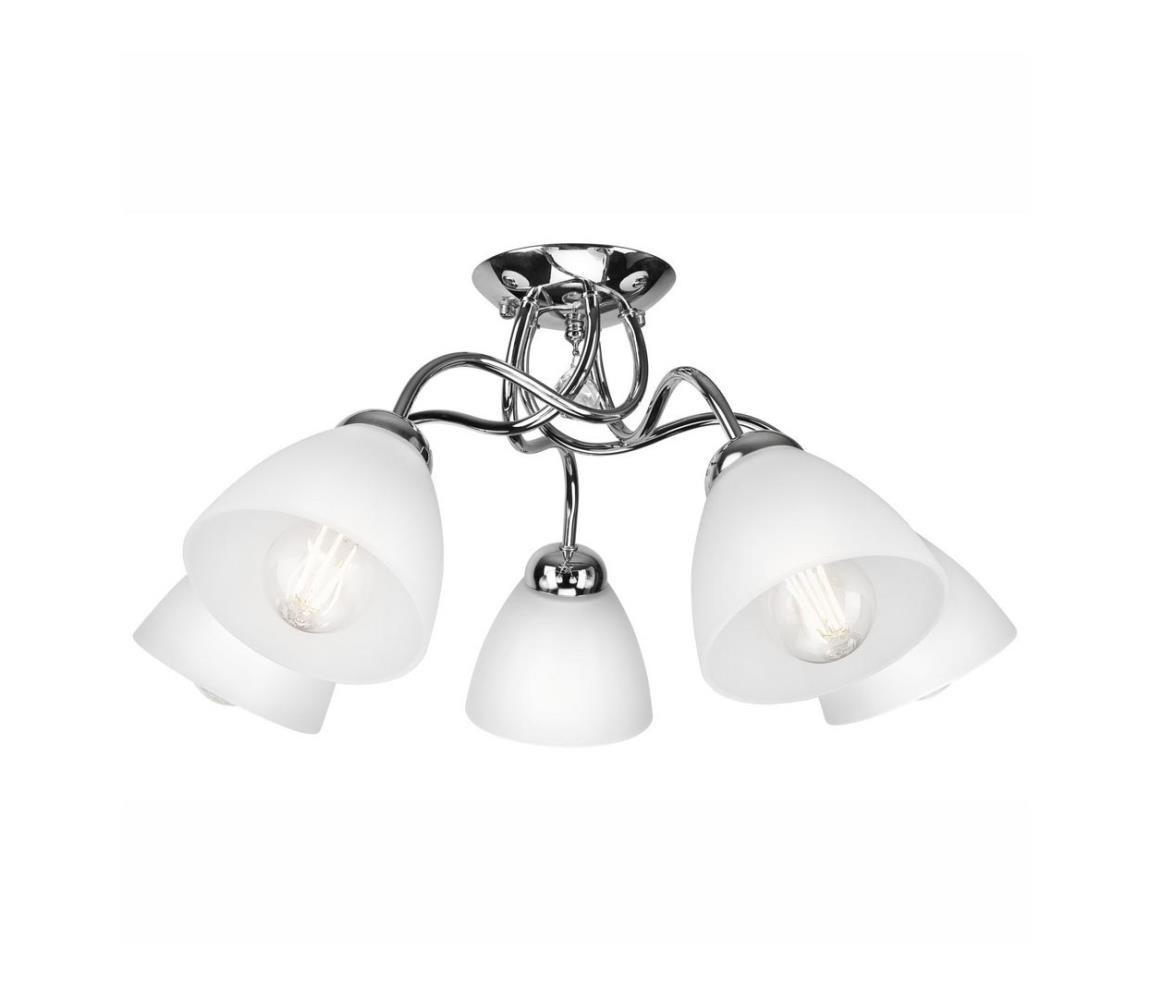 Přisazený lustr MIRANDA 5xE27/60W/230V lesklý chrom