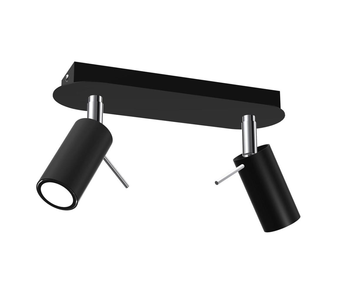 Bodové svítidlo PRESTON 2xGU10/MR11/40W/230V černá