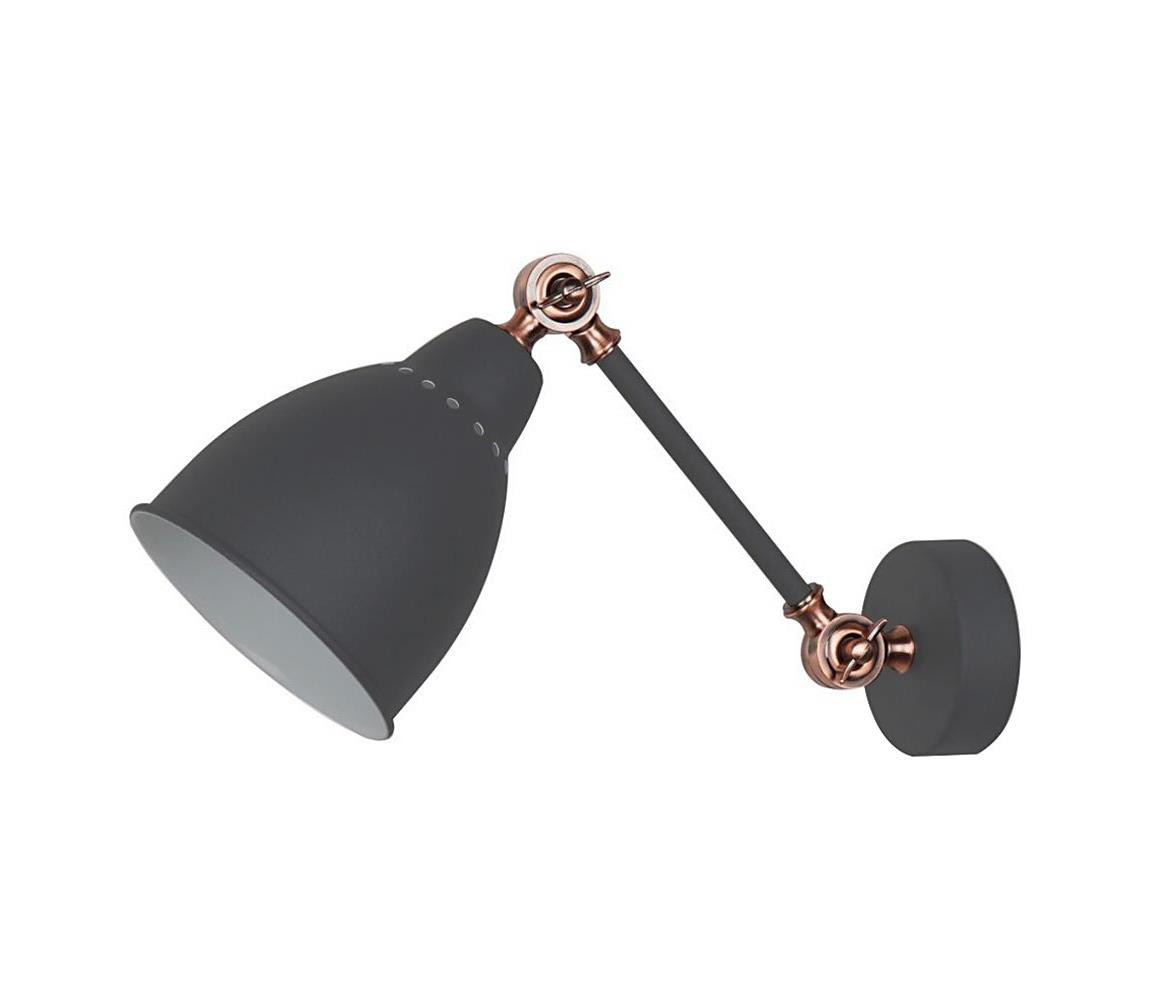 MB-HN5010-1-B - Nástěnná lampa SONNY 1xE27/60W/230V antracit