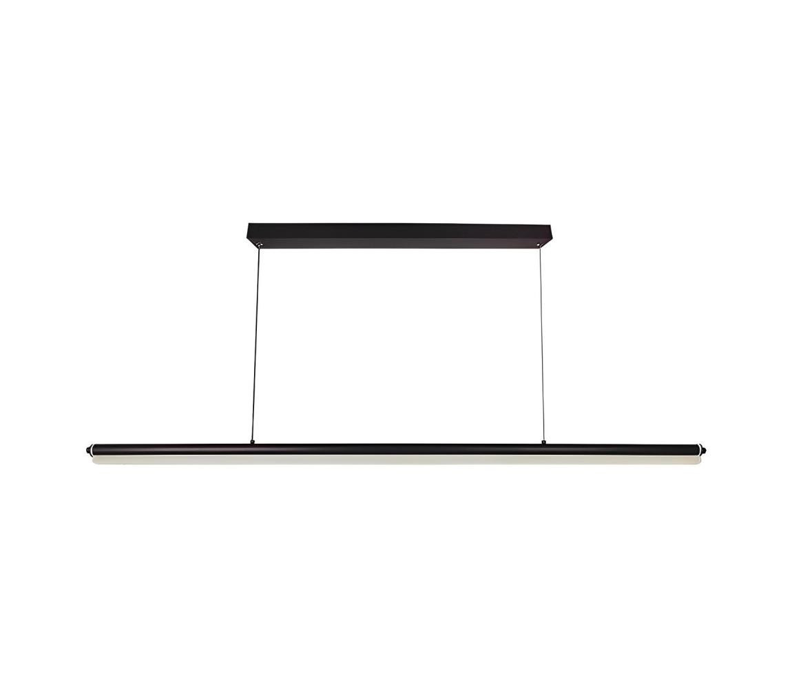 LED Lustr na lanku LED/23W/230V 4000K 120 cm černá