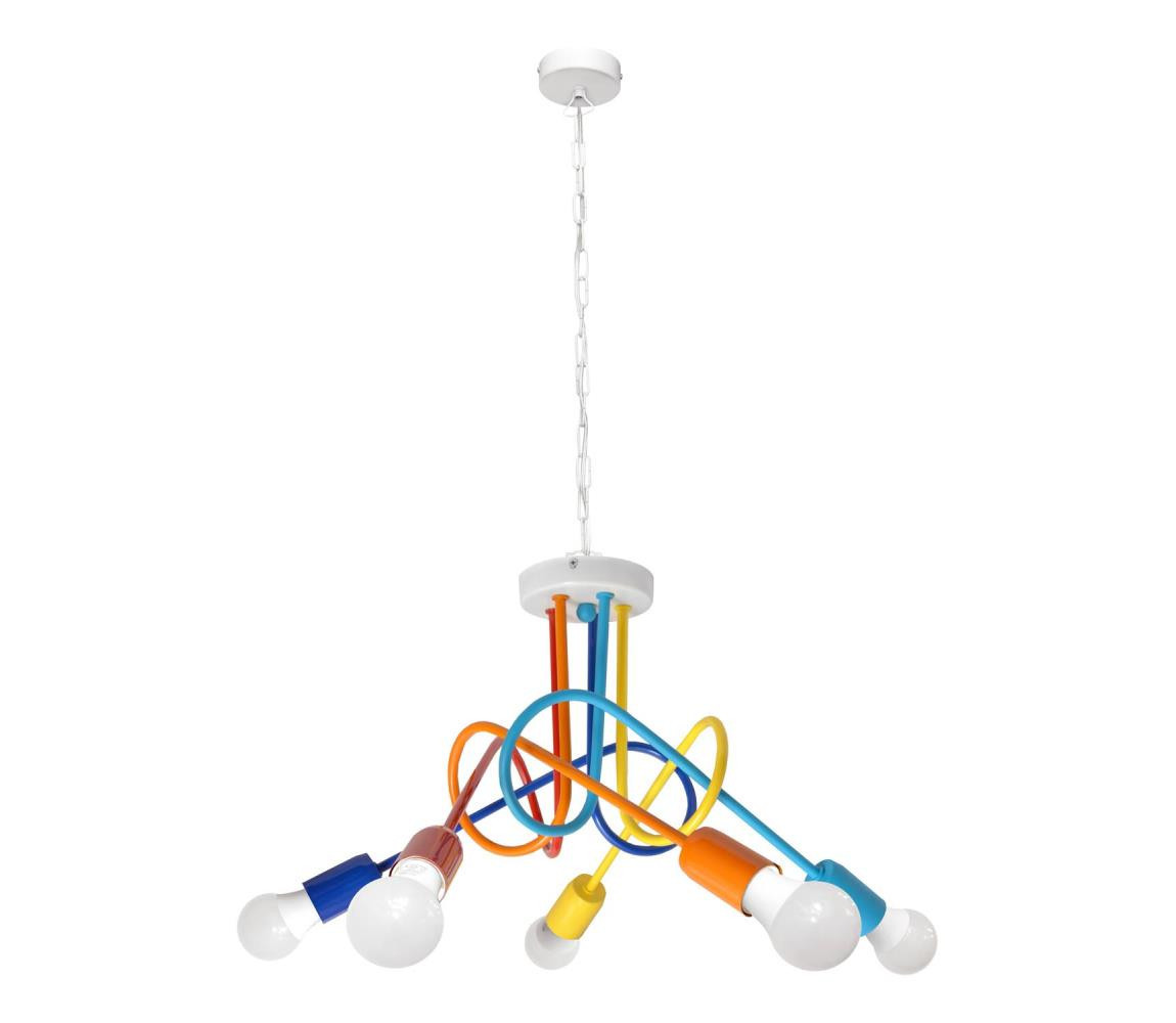 Lustr na řetězu OXFORD 5xE27/15W/230V