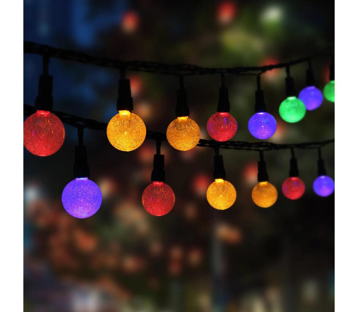 Globo Globo 36352-20 - LED RGB Solární řetěz 20xLED/0,06W/3V 770 cm IP44