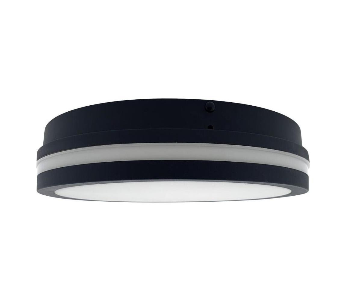 LED Koupel. stropní svítidlo se senzorem ELLÉ LED/24W/230V pr. 26 cm IP54 antr