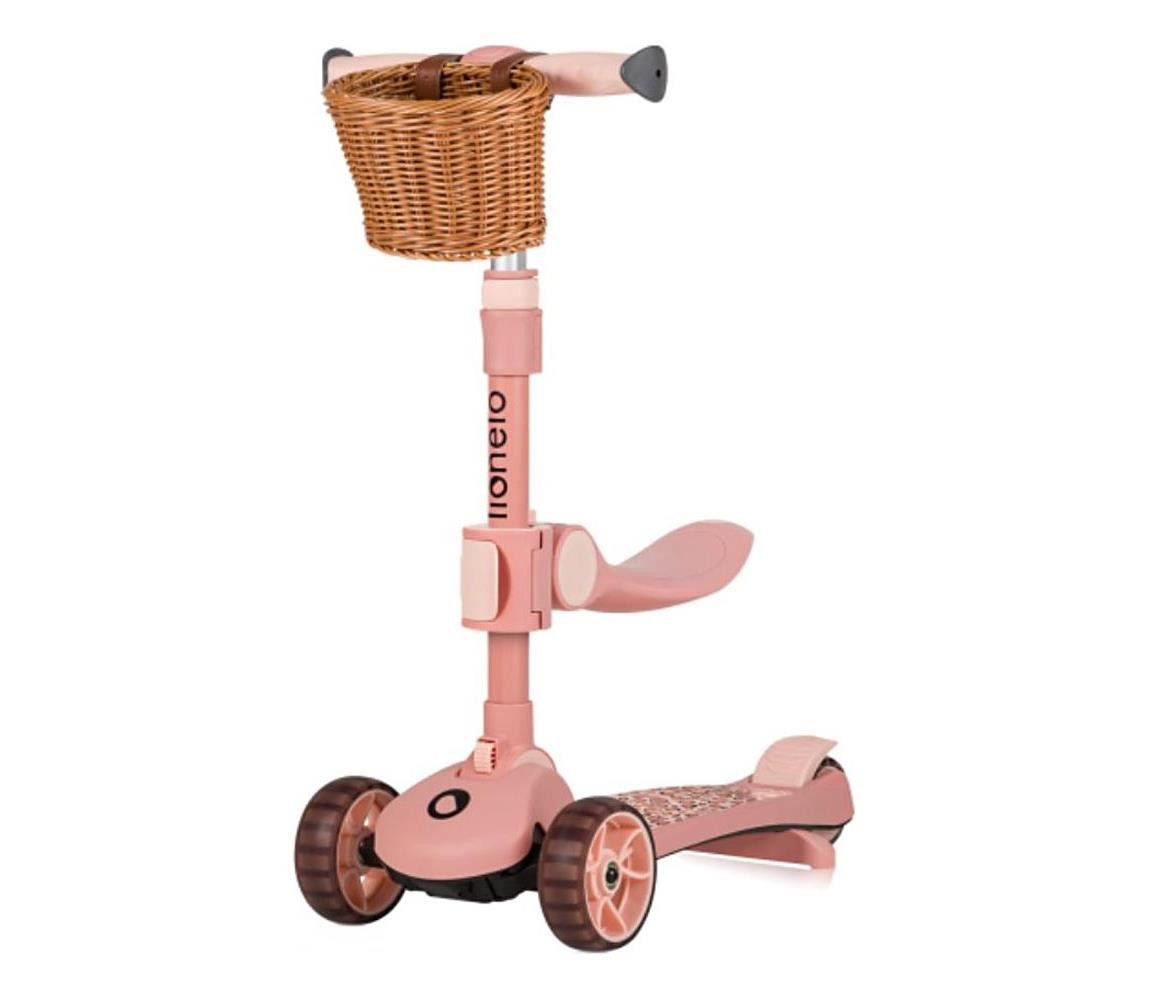 Lionelo Lionelo - Dětská koloběžka FRANKY růžová
