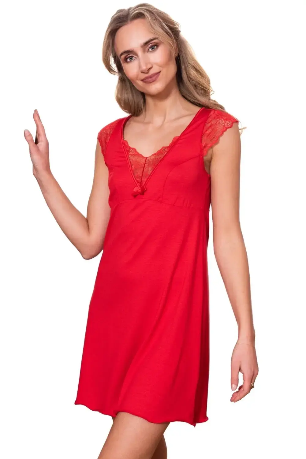 Dámská noční košilka Nancy red