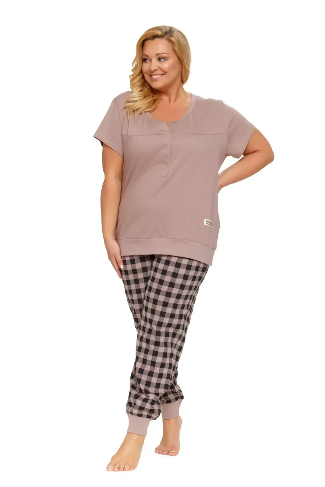 Dámské pyžamo 4430 beige plus